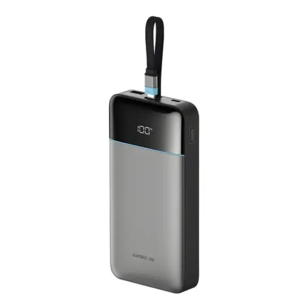 Cuktech LPB252N šedá / Powerbanka / 120W / 25000mAh / vestavěný USB-C kabel