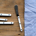 SABRE PARIS Nůž na máslo Bistrot Brillant – White, bílá barva, kov