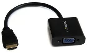 StarTech adaptér HDMI na VGA černá / Redukce / 1080p / 60 Hz (HD2VGAE2)