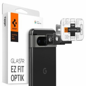 Spigen Glass tR EZ Fit Optik Black 2 Pack - Google Pixel 8 AGL06352