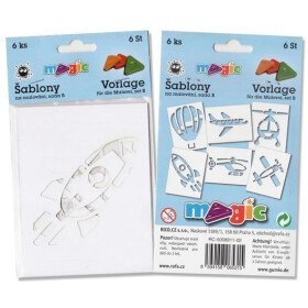 šablony papírové VZDUŠNÁ DOPRAVA