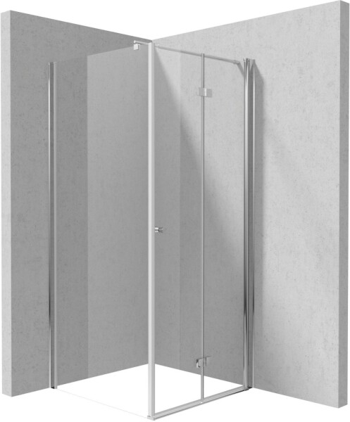 DEANTE - Sprchový kout Kerria Plus chrom, čtvercová, 80x80 cm KKN0X08S08