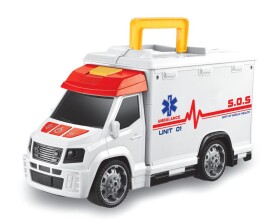Auto sanitka s efekty garáž nemocnice 33,5 cm, Wiky Vehicles, W049937