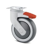 Tente Kolečko pro nemocniční lůžko 100 mm,otočné s brzdou 2028