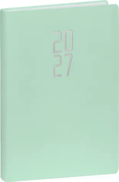 NOTIQUE Denní diář Ponza 2027 mentolový / 15 x 21 cm