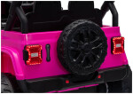 Mamido Elektrické autíčko Jeep Rubicon 24 V 2x200 W růžové