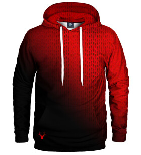 Aloha From Deer Anti-Social Bloodshot Hoodie H-K AFD775 Red