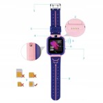 Izoxis Hodinky dětské Smart watch Q12 růžové LBS lokátor