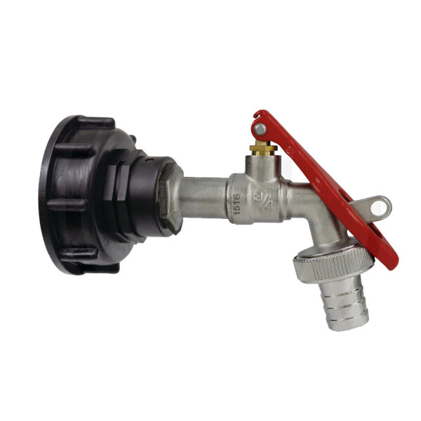 Adaptér IBC S60x6, uzamykatelný kulový ventil 3/4"