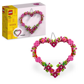 LEGO LEGO® 40638 Ozdoba ve tvaru srdce s ozdobnými květinami a listy