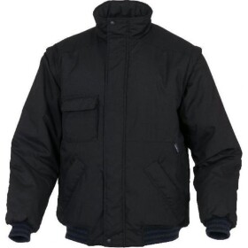 Bunda zimní MEDEO, odmímatelné rukávy, černá, 65%polyester, 35% bavlna DOPRODEJ