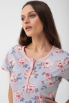 Košile Luna 260 kr/r M-2XL W25 dámská šedomodrá M