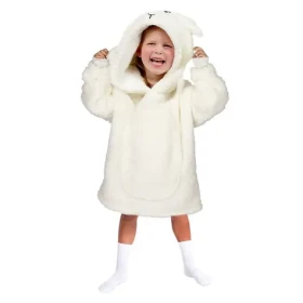 Cozy Noxxiez Ovečka - hřejivá televizní mikinová deka s kapucí / 7 - 12 let (20-CH330)