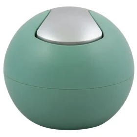 Spirella BOWL MATT mini výklopný odpadkový koš 1 L matný zelený / plast (7610583203724)