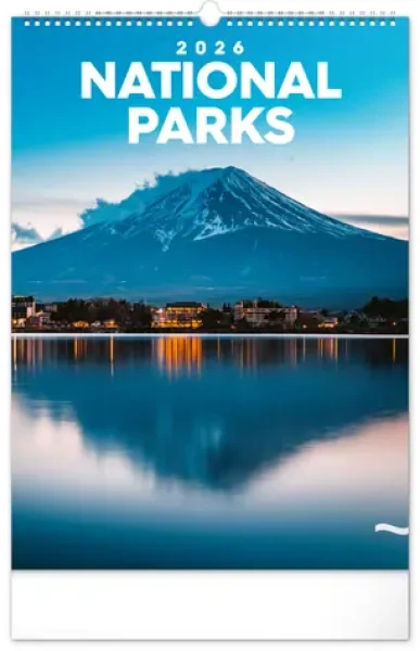NOTIQUE Nástěnný kalendář Národní parky světa 2026, 33 x 46 cm (PGN-35507-L)