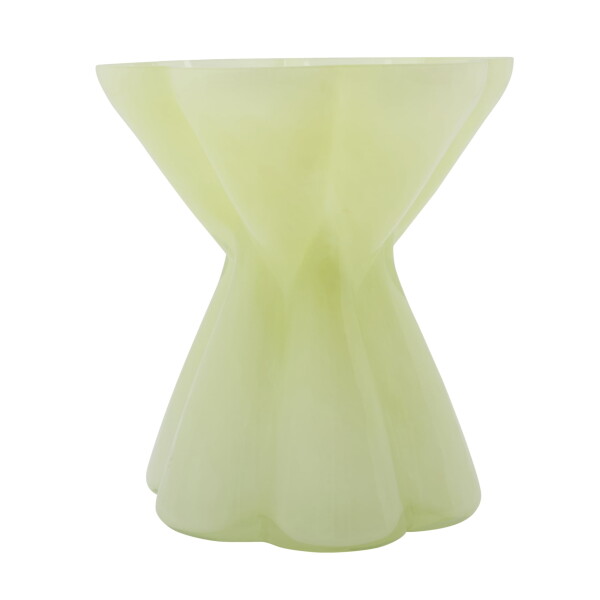 House Doctor Skleněná váza Say / Yellow, žlutá barva, sklo