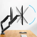 Blow stolní držák LCD TV / Držák pro dva monitory / 17-32" / VESA 75x75-100x100mm / nosnost 9 kg (76-880#)