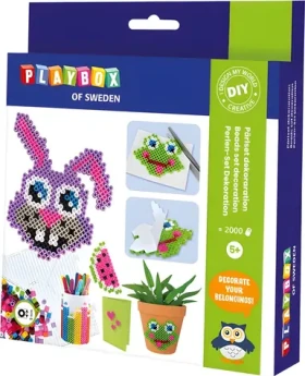 PLAYBOX Zažehlovací korálky Zajíc a žába