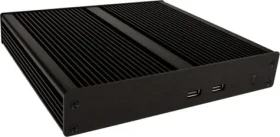 Akasa Plato NE Compact 1.4L černá / Mini ITX / možnost pověšení na zeď / hliník / OEM / bez ventilátoru (A-NUC59-M1B)
