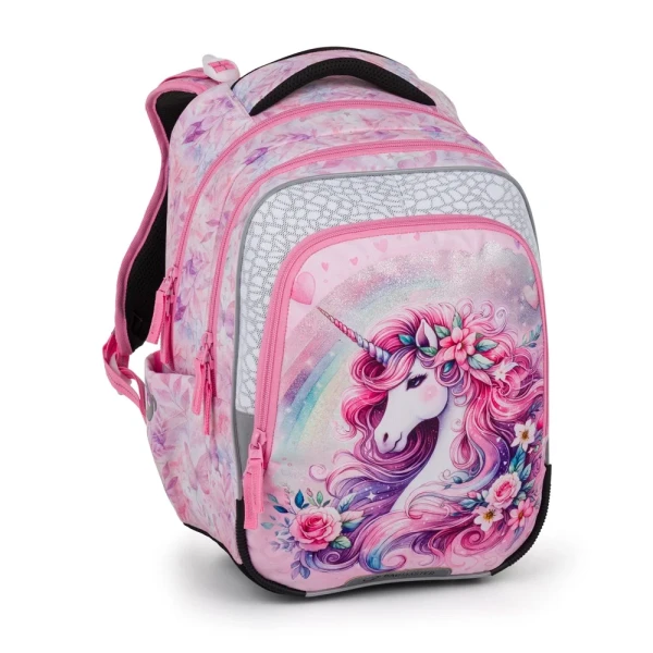 Bagmaster BETA 26 B malý školní set pro prvňáčky – jednorožec Růžová 23 l 230396