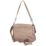 Stylová dámská kožená crossbody kabelka Keolla, pudrová