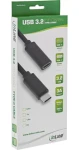 InLine USB 3.2 Gen 2 černá / Prodlužovací kabel / USB-C / USB-C / 2 m (35772)