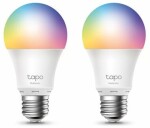 TP-Link Tapo L530E Smart žárovka E27, 8,7 W vícebarevná RGB 2 ks