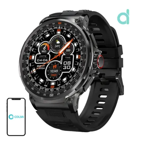 Colmi V69 černá / Chytré hodinky / 1,85" displej / IP68 / Bluetooth volání / 710 mAh (V69 Black)