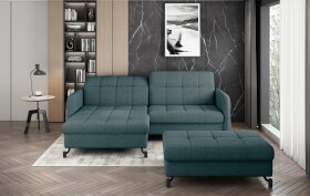 Sedací sestava Lorelle - sedací souprava + taburet Provedení: Levá varianta, látka: Grande 75