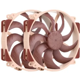 Noctua NF-A14x25r G2 PWM Sx2-PP 2ks hnědá / 140mm / SSO2 / 24.8 dB @ 1500 RPM / 91.58 CFM / 4-Pin PWM (NF-A14x25r-G2-PWM-Sx2-PP)