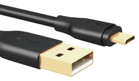 CB-MD1 nabíjecí kabel Micro-USB - USB-A černá / Nabíjecí kabel / 480 Mbit/s / 1 m / rychlonabíjení (CB-MD1 Black)