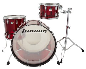 Ludwig Vistalite 50th Anniversary Probeat Red