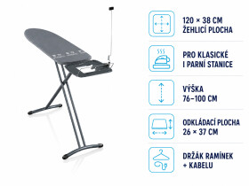 Leifheit Žehlicí prkno Air Board Express M Black 72489