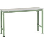 Manuflex LD1113.6011 ESD ESD pracovní stůl UNIDESK s kaučuk deska, rezedově zelená RAL 6011, Šxhxv = 2000 x 800 x 720-73