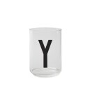 DESIGN LETTERS Sklenička s písmenem Letters 350 ml W, čirá barva, sklo
