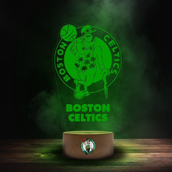 Cedule Boston Celtics NBA Team Logo LED-Leuchtschild