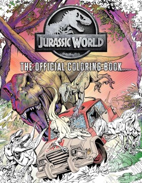 Jurassic World, oficiální antistresové omalovánky, Jeffrey Zornow