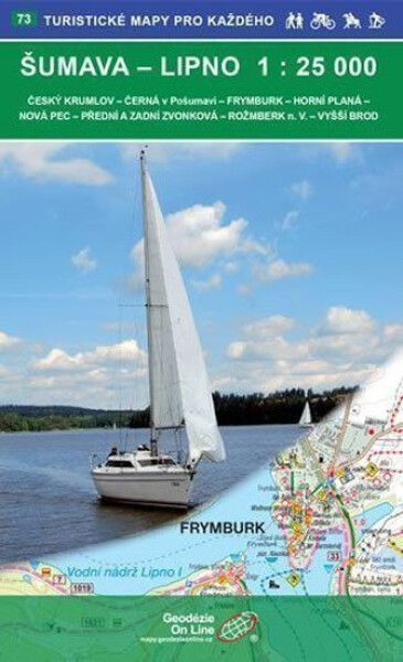 Šumava Lipno 1:25 000