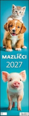 Kalendář nástěnný 2027 - Mazlíčci