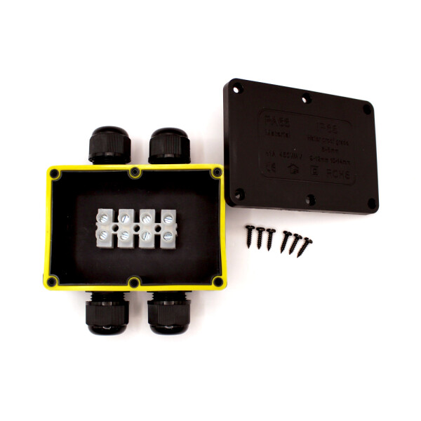 Kabelová spojka DRÁTEK - IP68 100x70, 4 vývody 5-8mm, 4pin