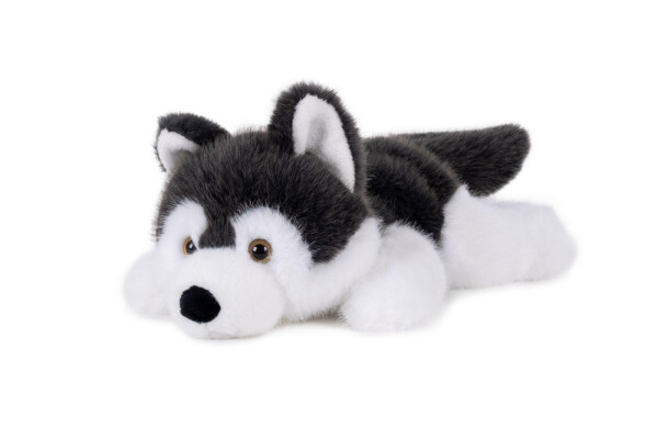 Pes husky ležící plyš