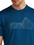 ICEBREAKER Mens Mer 125 Cool-Lite Sphere SS Tee Beta, Atlantis velikost: XXL