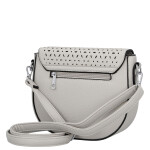 Moderní dámská koženková crossbody kabelka Lydie, šedá