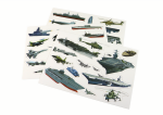 Mamido Vzdělávací magnetické puzzle vojenských lodí