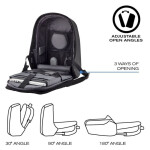 XD DESIGN BATOH PROTI KRÁDEŽI BOBBY HERO SMALL BLACK P/N: P705.701 NEPLATÍ
