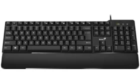 Genius KB-100XP / Membránová klávesnice / opěrka dlaní / CZ+SK layout / USB (31310050403)