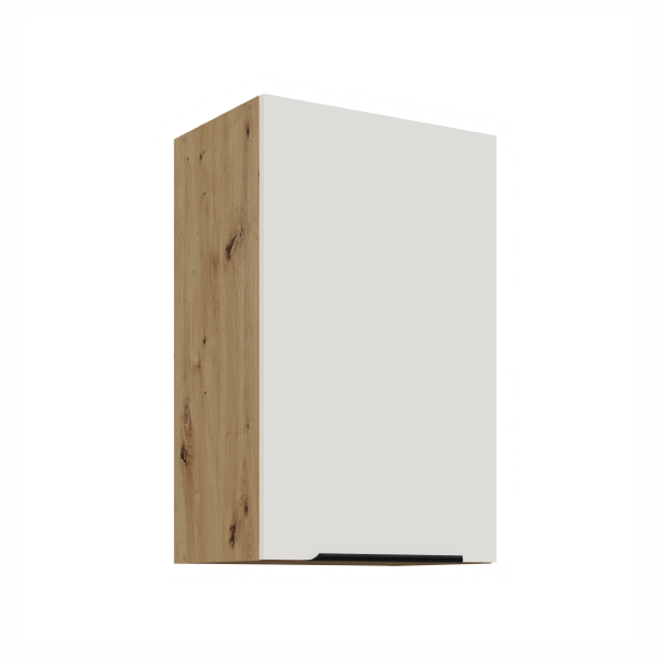 Horní skříňka Aria 45 G-72 1F Barva korpusu: Dub artisan, Barva dvířek: WH - Crystal white AFM