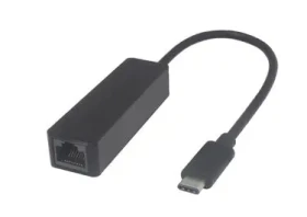 MicroConnect adaptér USB3.1 C (M) - RJ-45 (F) / 5Gbps / 20cm / černá (USB3.1CETHB)