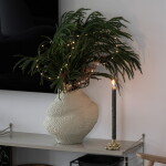 GEJST Magnetický svícen Molekyl 1 – Brass, zlatá barva