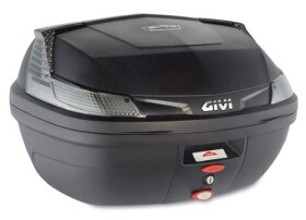 B47Ntml Blade Tech kufr Givi černý s čirou optikou (Monolock s vlastní plotnou), objem 47 ltr.